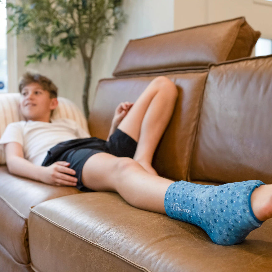 TheraICE Hot & Cold Compression Ankle Sleeve Junior