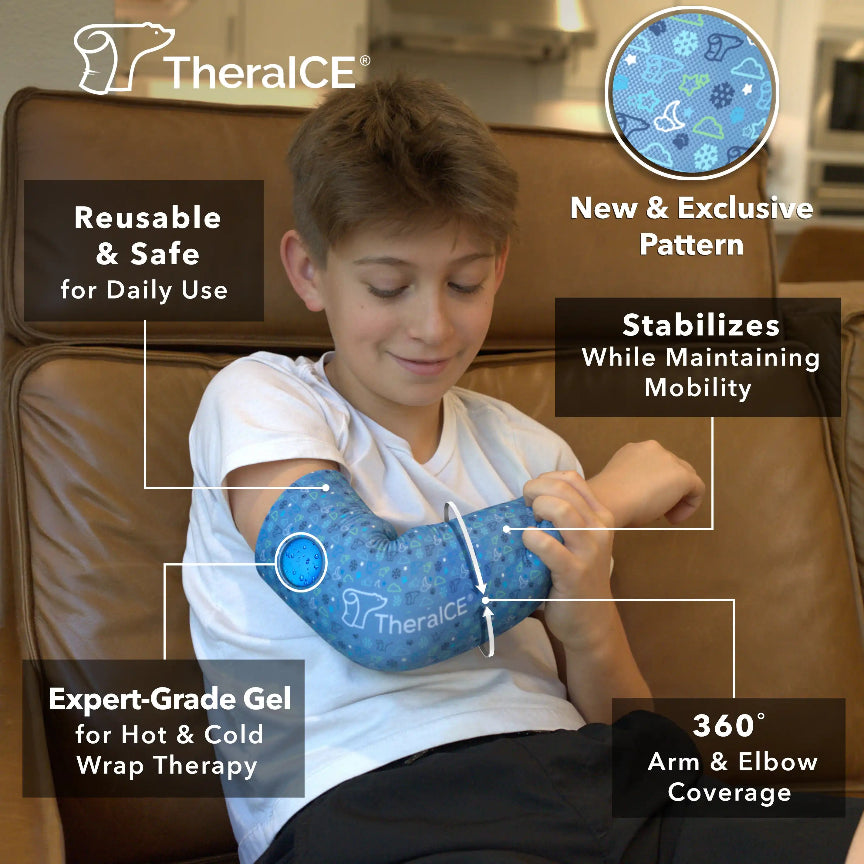 TheraICE Hot & Cold Elbow Compression Sleeve Junior