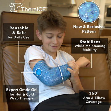 TheraICE Hot & Cold Elbow Compression Sleeve Junior