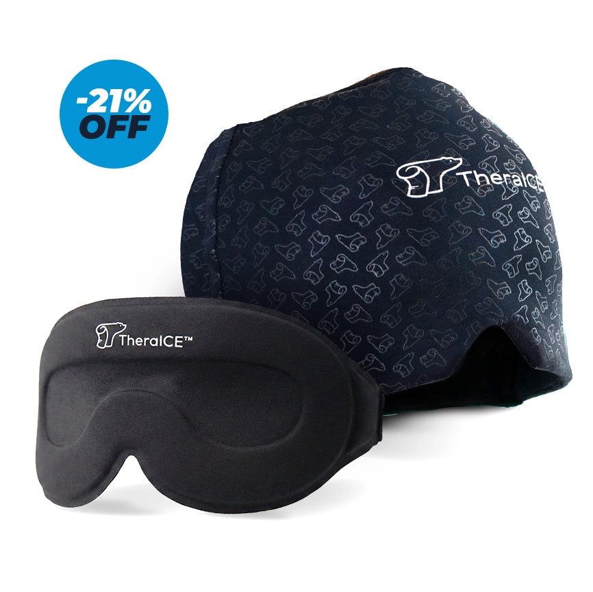 TheraICE Headache PRO Bundle - Headache Hat PRO & Sleep Mask
