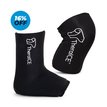 TheraICE Lower Body Recovery Bundle - Knee Sleeve & Ankle Sleeve