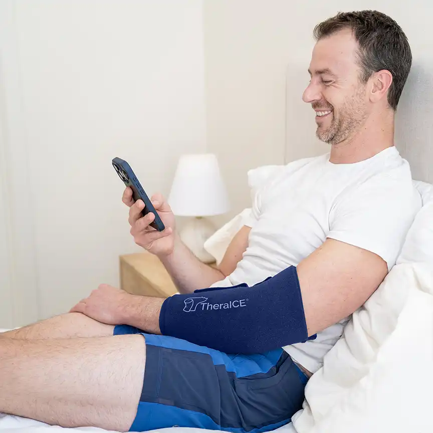 TheraICE AnySLEEVE™ Ice Compression Wrap – Multi-Area Hot & Cold Ice Pack Wrap for Pain Relief, Recovery & Injury Prevention