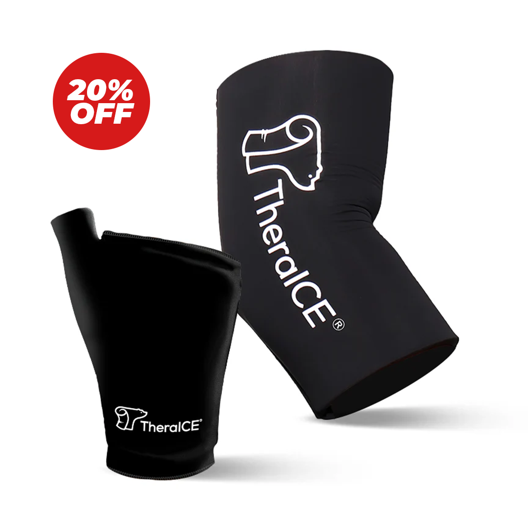 TheraICE Upper Body Recovery Bundle - Wrist Ice Pack & Elbow Sleeve