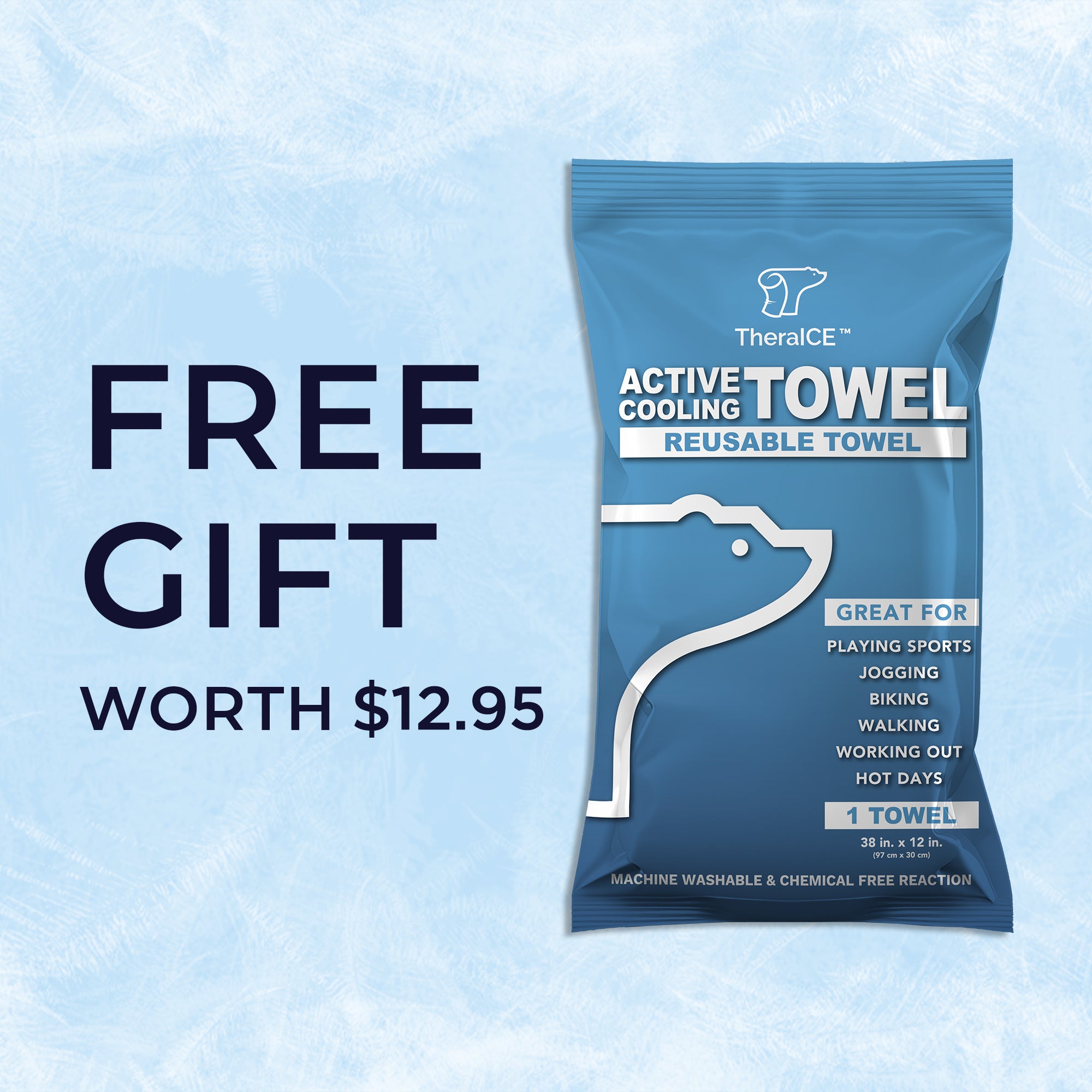 FREE GIFT TheraICE Active Cooling Towel