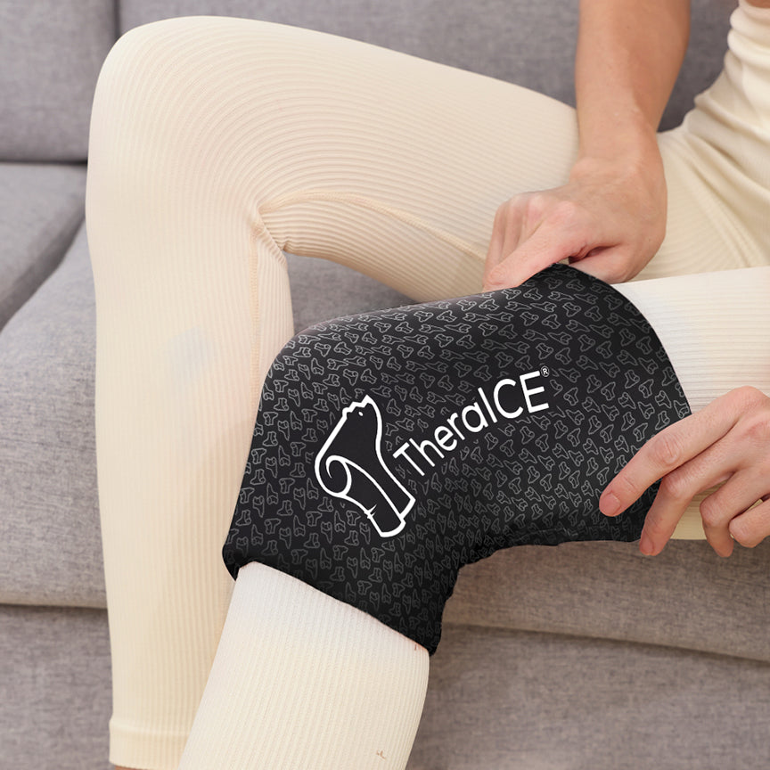 TheraICE Cold Knee Compression Sleeve PRO