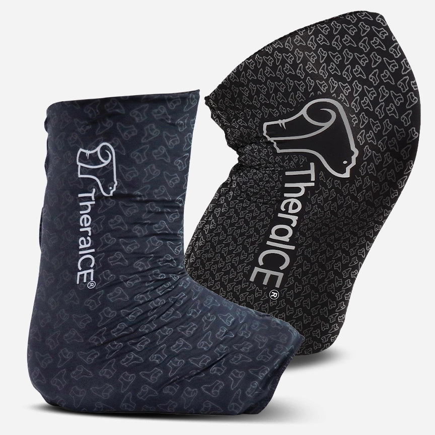 TheraICE Lower Body PRO Recovery Bundle (Save 25%) - Cold Knee Compression Sleeve PRO & Cold Compression Ankle Sleeve PRO
